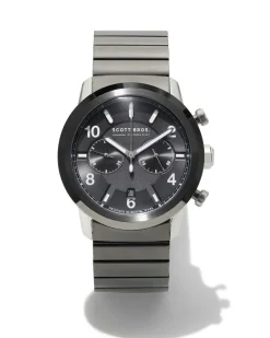 Hudson Gunmetal Stainless Steel 41Mm Watch In Gray^Kendra Scott Shop