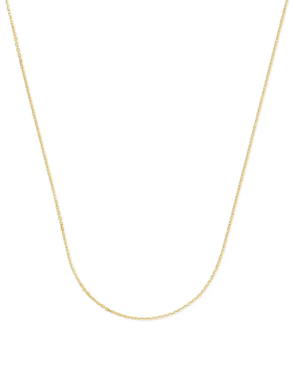 18 Inch Thin Chain Necklace In 18K Gold Vermeil^Kendra Scott Shop