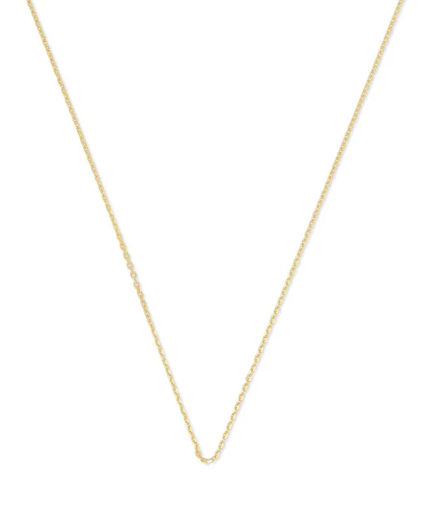 18 Inch Thin Chain Necklace In 18K Gold Vermeil^Kendra Scott Shop