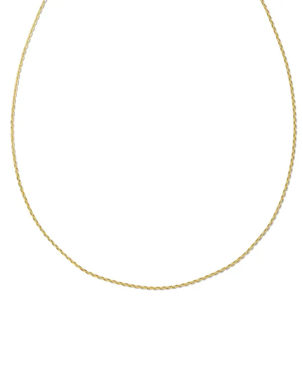 22 Inch Thin Chain Necklace In 18K Gold Vermeil^Kendra Scott Sale