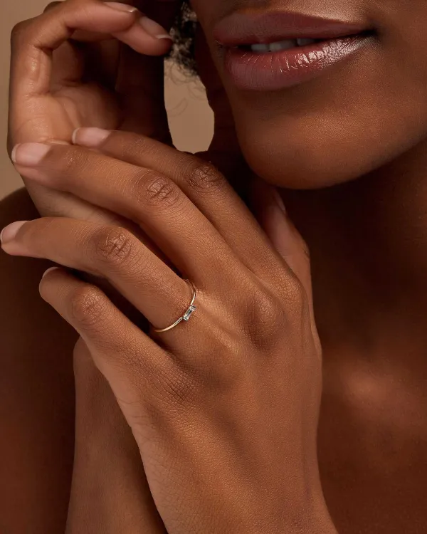 Isabella 14K White Gold Band Ring In White Diamond^Kendra Scott Clearance