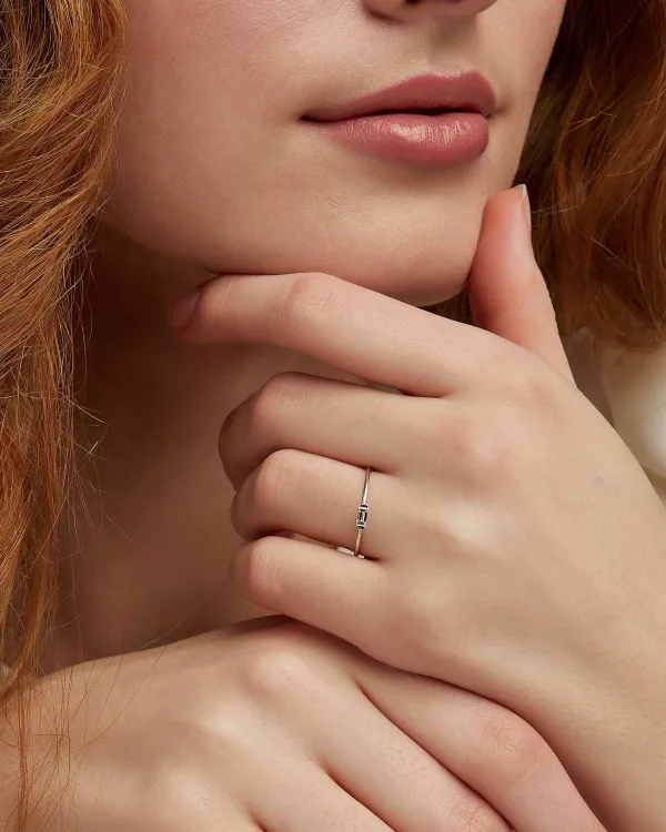 Isabella 14K White Gold Band Ring In White Diamond^Kendra Scott Clearance