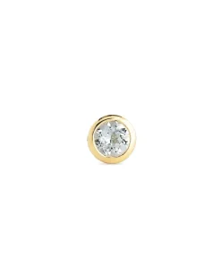 Iva 18K Yellow Gold Vermeil Single Stud Earring In White Topaz^Kendra Scott Sale