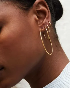 Keeley 16Mm Huggie Earrings In 18K Gold Vermeil^Kendra Scott Sale