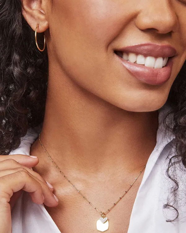 Keeley 25Mm Small Hoop Earrings In 18K Gold Vermeil^Kendra Scott Outlet