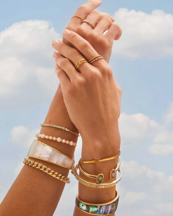 Kelly Bangle Bracelet In Gold^Kendra Scott Clearance