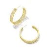 Kelly Hoop Earrings In Gold^Kendra Scott Flash Sale