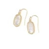 Lee Gold Drop Earrings In Ivory Mother-Of-Pearl^Kendra Scott Hot