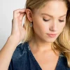 Lee Silver Drop Earrings In Iridescent Drusy^Kendra Scott Cheap