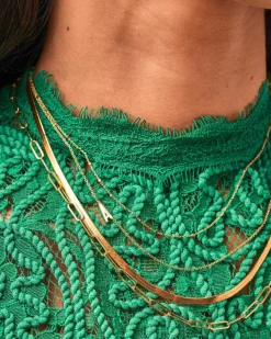 Letter A Inline Initial Necklace In 18K Gold Vermeil^Kendra Scott Best Sale