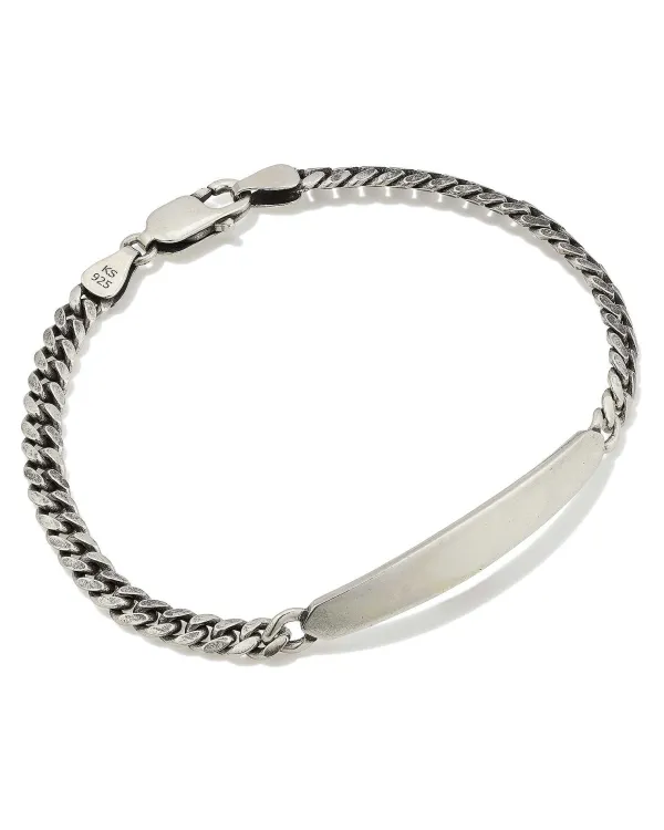 Levi Chain Bracelet In Oxidized Sterling Silver^Kendra Scott New