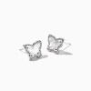 Lillia Butterfly Silver Stud Earrings In Dichroic Glass^Kendra Scott Fashion