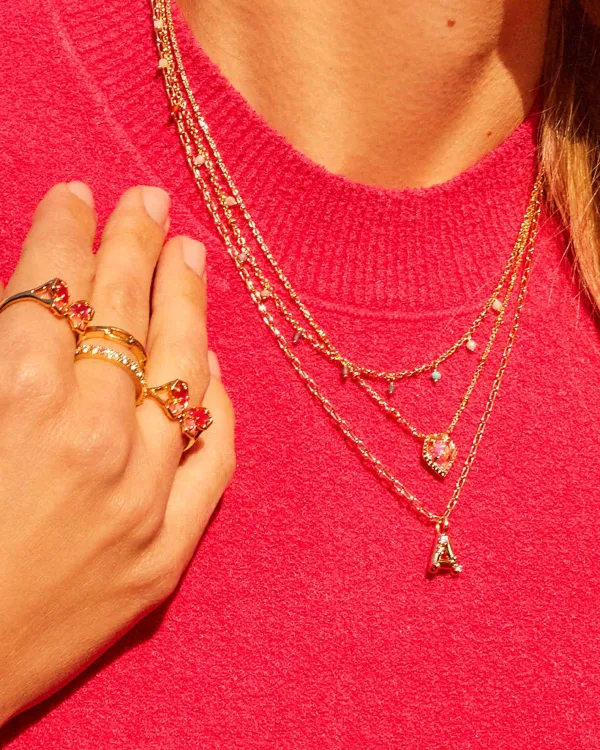 Mae Gold Butterfly Cocktail Ring In Azalea Pink Mix^Kendra Scott Cheap