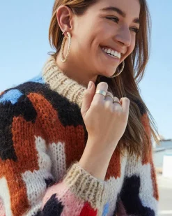 Maggie Hoop Earrings In Silver Filigree^Kendra Scott Cheap
