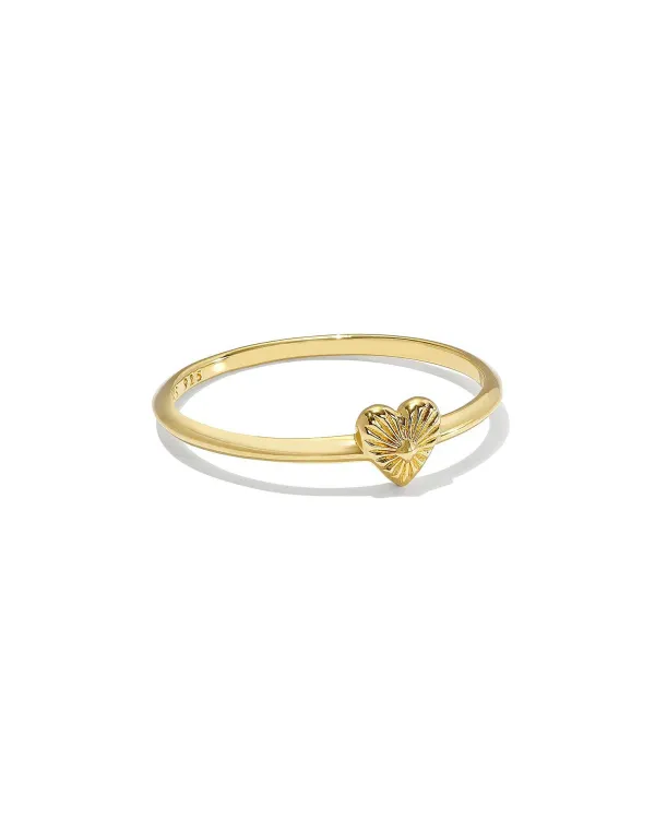 Maia Heartburst Band Ring In 18K Gold Vermeil^Kendra Scott Shop
