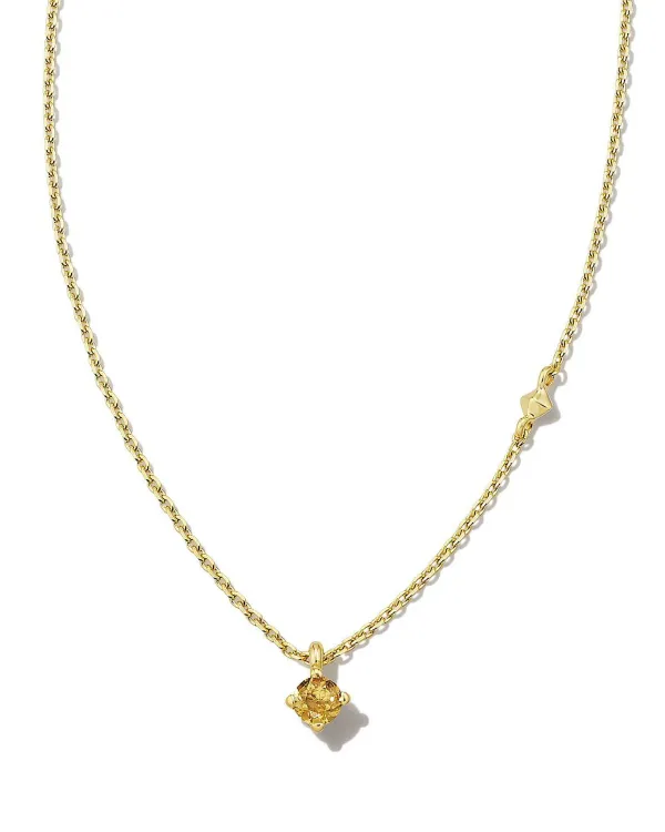 Maisie 18K Gold Vermeil Pendant Necklace In Orange Citrine^Kendra Scott Cheap