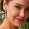 Malika Gold Statement Earrings In Abalone Shell^Kendra Scott Store