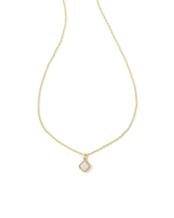 Mallory Gold Small Short Pendant Necklace In Iridescent Drusy^Kendra Scott Cheap