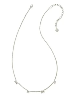 Mama Script Strand Necklace In Silver^Kendra Scott Sale