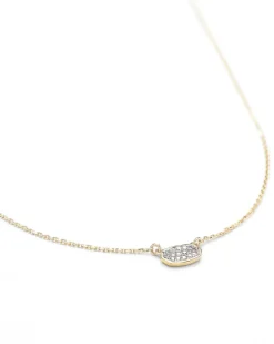 Marisa Pendant Necklace In White Diamond And 14K Yellow Gold^Kendra Scott Clearance