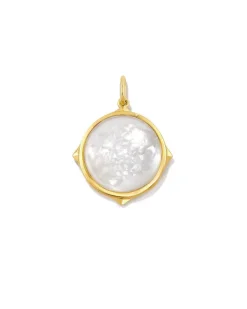 Matilda 18K Gold Vermeil Stone Charm In Ivory Mother-Of-Pearl^Kendra Scott Outlet