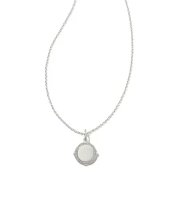 Matilda Luxe Sterling Silver Charm Necklace In White Sapphire^Kendra Scott Shop