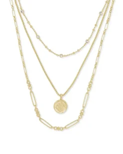 Medallion Coin Multi Strand Necklace In Gold^Kendra Scott Store