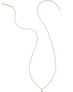 Michelle 14K Yellow Gold Diamond Accent Pendant Necklace In White Diamond^Kendra Scott Online