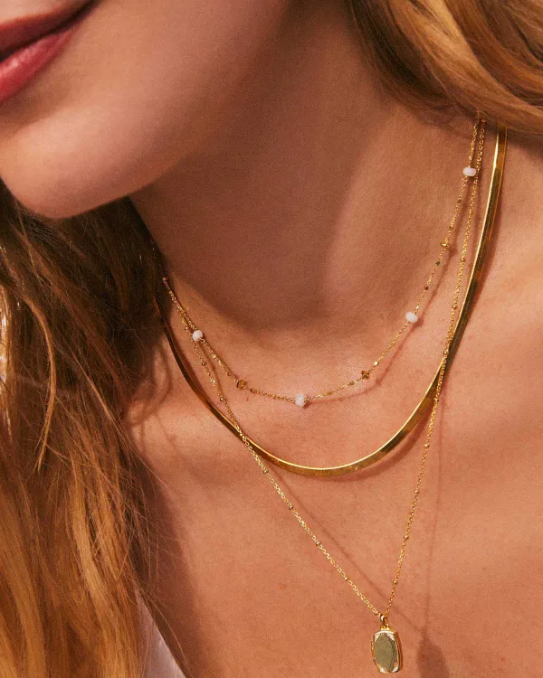 Opal 18K Gold Vermeil Strand Necklace In White Opal^Kendra Scott Fashion