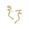 Phoenix Ear Climber Earrings In Vintage Gold^Kendra Scott Clearance