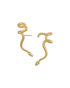 Phoenix Ear Climber Earrings In Vintage Gold^Kendra Scott Clearance