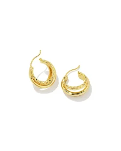 Quinn Huggie Earrings In Mixed Metal^Kendra Scott Shop