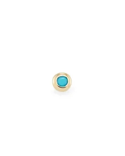 Reeve Mini 14K Yellow Gold Single Stud Earring In Turquoise^Kendra Scott Cheap