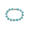 Robby Vintage Silver Link And Chain Bracelet In Variegated Turquoise Magnesite^Kendra Scott Cheap