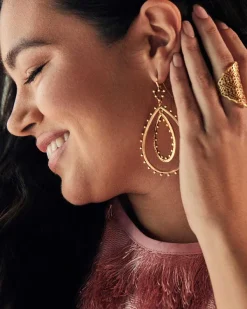 Rumer Open Frame Earrings In Vintage Gold^Kendra Scott Store