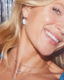 Shannon 14K Yellow Gold Collar Necklace In White Diamond^Kendra Scott Fashion