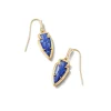 Skylar Vintage Gold Small Drop Earrings In Blue Lapis^Kendra Scott Online