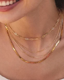 Small Paperclip Chain Necklace In 18K Gold Vermeil^Kendra Scott Shop