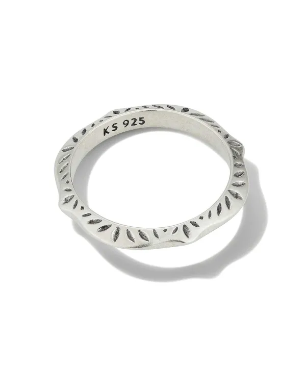 Sophee Band Ring In Oxidized Sterling Silver^Kendra Scott Cheap