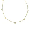 Spencer 18K Gold Vermeil Strand Necklace In White Topaz^Kendra Scott Clearance