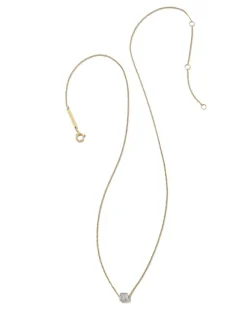 Stella 14K Yellow Gold Pendant Necklace In White Diamond^Kendra Scott Discount