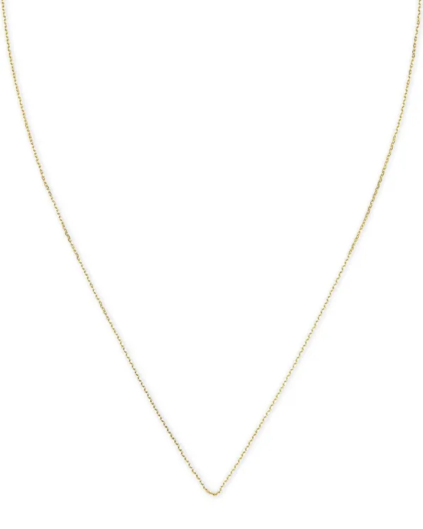 15" Thin Chain Necklace In 14K Yellow Gold^Kendra Scott Store