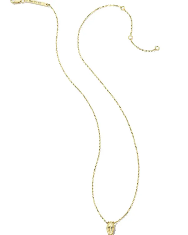 Tiny Beau Short Pendant Necklace In 18K Yellow Gold Vermeil^Kendra Scott Clearance