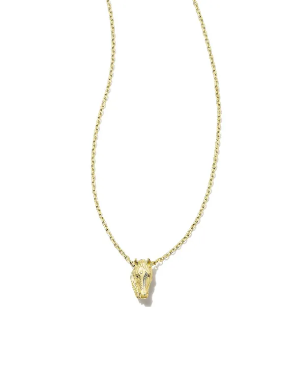 Tiny Beau Short Pendant Necklace In 18K Yellow Gold Vermeil^Kendra Scott Clearance
