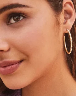 Veronica Hoop Earrings In Gold^Kendra Scott Outlet