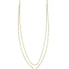 Wrangler® X Yellow Rose By Elisa Gold Multi Strand Necklace In Amber Illusion^Kendra Scott Best